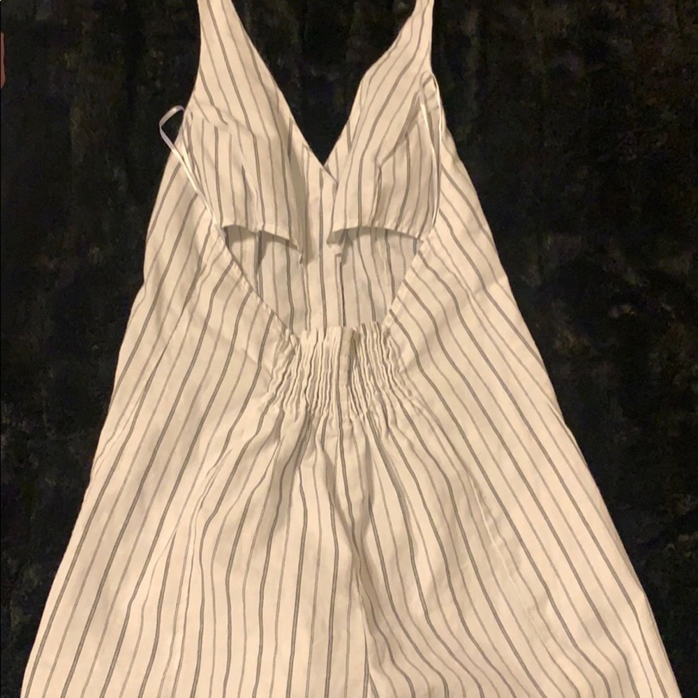 Button up striped romper - Picture 3 of 3
